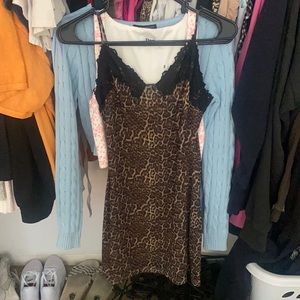 tiger mist cheetah slip dress (romancing nightie)